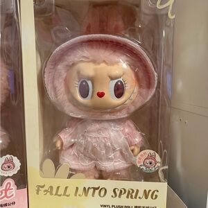 Fall Into Spring Pink Vinyl Plush Doll